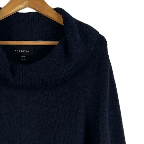 Lane Bryant Colorblock Stripe Cowl Neck Long Sleeve Knit Sweater Size 18/20 NEW - Picture 5 of 9